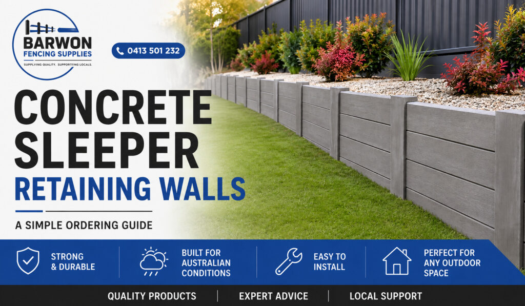 concrete sleeper retaining walls