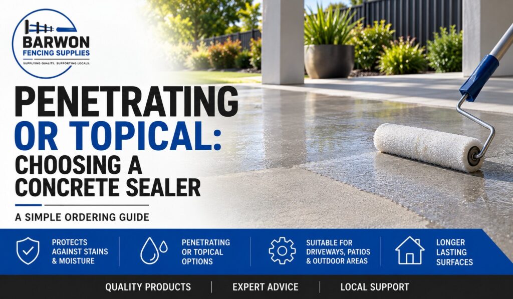 concrete sealer types