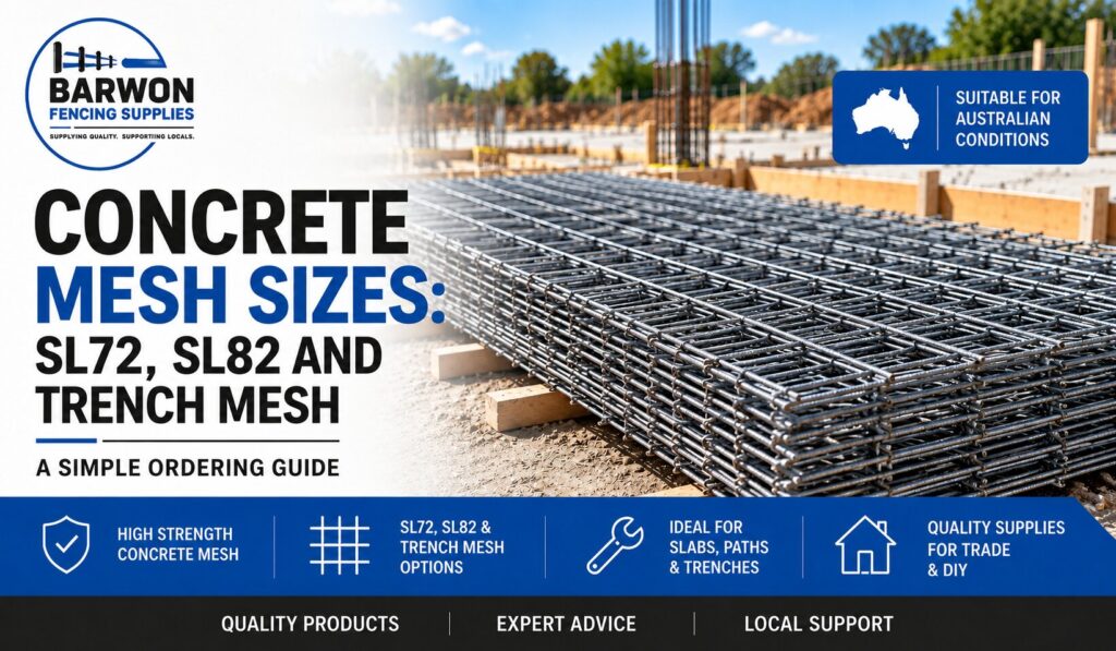 Concrete Mesh Sizes Explained: SL72, SL82 And Trench Mesh