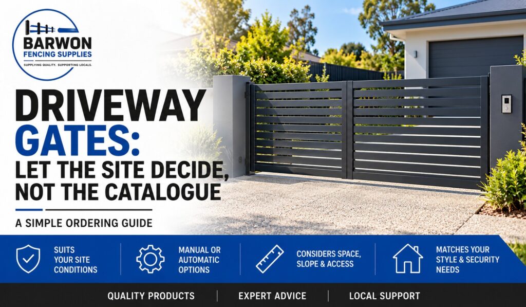 Driveway Gate Width And Type: A Practical Planning Guide